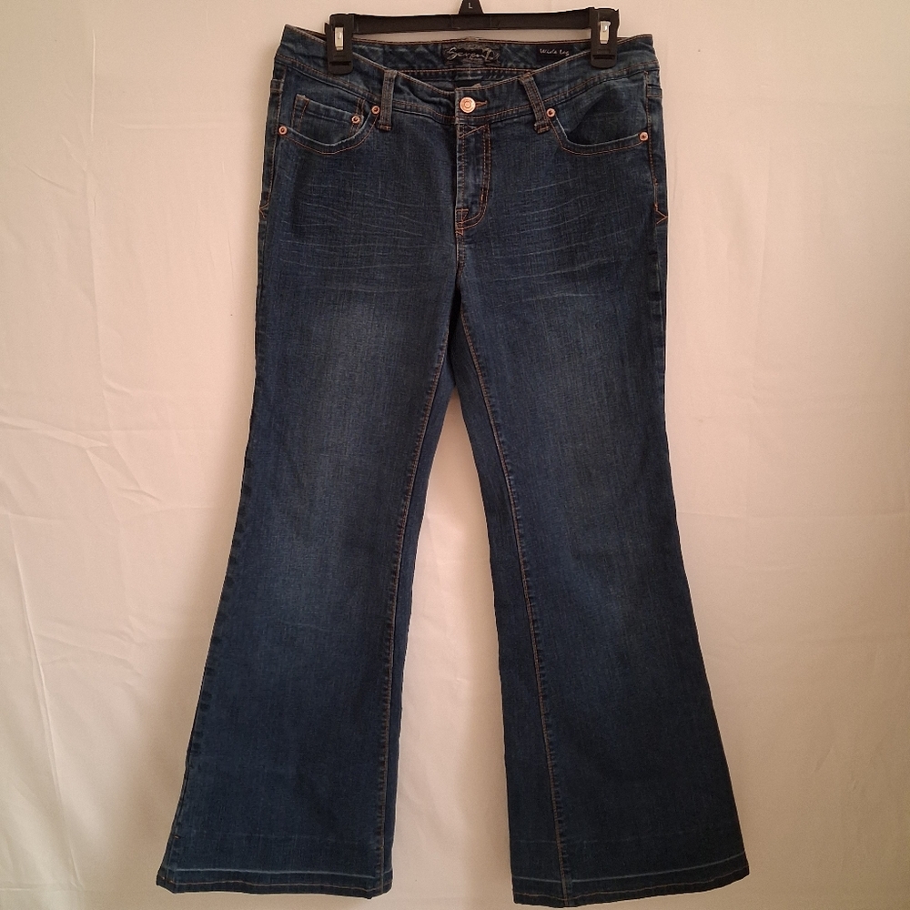 Seven Women’s Wide Leg Blue Denim Jeans Size 32